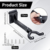 12Pcs Wall-mounted Iron Guitar Hangers ODIS-WA0001-07-2