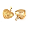 304 Stainless Steel Pendants STAS-P438-37B-G-2
