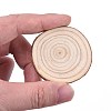 Unfinished Natural Poplar Wood Cabochons X-WOOD-E018-12-4