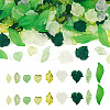 270Pcs 9 Style Transparent Acrylic Pendants TACR-CD0001-02-1