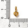 Ion Plating(IP) 304 Stainless Steel Rhinestone Pendants STAS-A104-10G-01-3