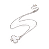 Sublimation Blank Aluminum Pendant Necklace LS-NJEW-E020-02P-04-3