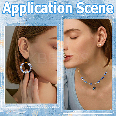 DIY Glass Beads & Alloy Enamel Charms Bracelets Making Kits DIY-SP0001-57B-1