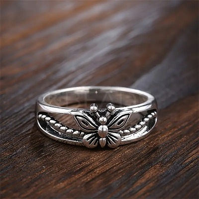 Butterfly Hollow Out Alloy Finger Rings FS-WG9DE85-02-1