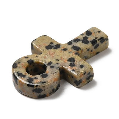 Natural Dalmatian Jasper Pendants G-R492-03H-1