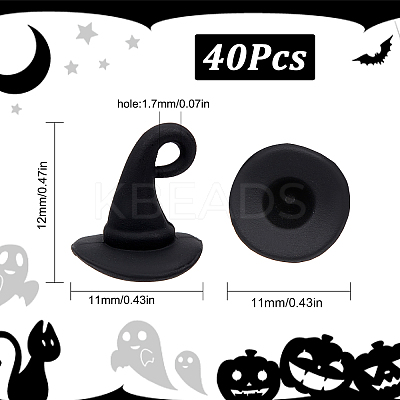 40Pcs Halloween Theme Alloy Pendants ENAM-SC0003-26-1