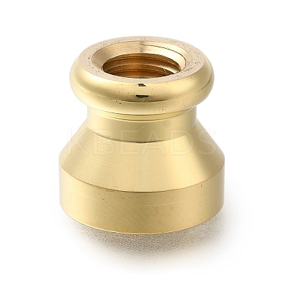 Christmas Golden Tone Wax Seal Brass Stamp Heads AJEW-A058-01C-1