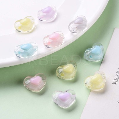 Transparent Acrylic Beads X-TACR-S152-08A-1