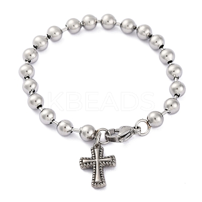 304 Stainless Steel Bracelets BJEW-M001-01P-05-1