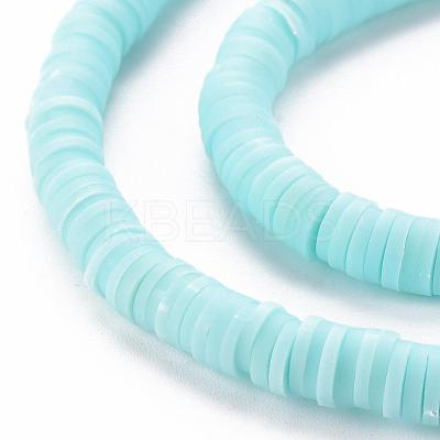 Handmade Polymer Clay Bead Strands CLAY-T002-6mm-28-1