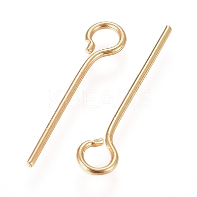 304 Stainless Steel Eye Pins A-STAS-L238-005A-G-1