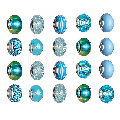DIY Alloy European Bracelets Making Kits DIY-I108-01B-1