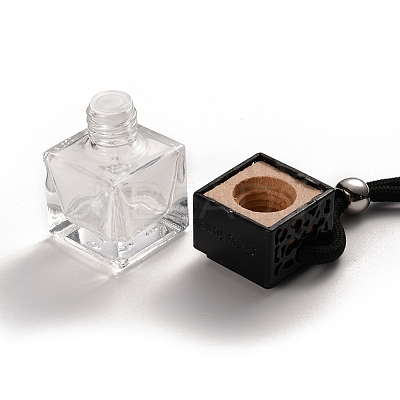 Car Air Freshener Perfume Bottle LS-HJEW-WH0006-20D-1