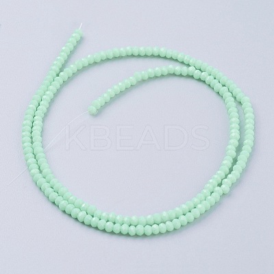 Imitation Jade Glass Beads Strands GLAA-G045-A08-1