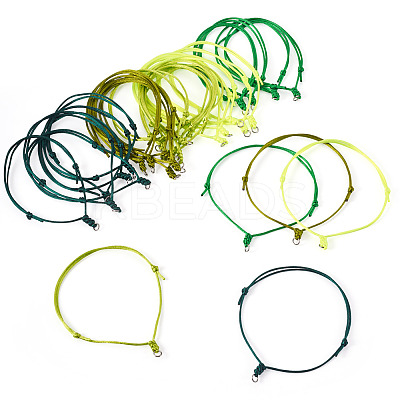 50Pcs 5 Colors Nylon Cord Bracelet Making BJEW-TA00671-1