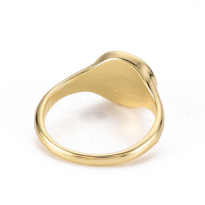 Alloy Enamel Wide Band Rings RJEW-N034-002-RS-1