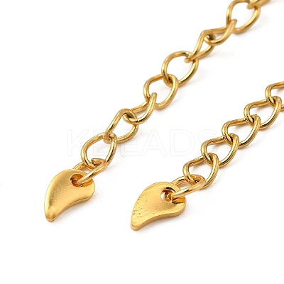 Ion Plating(IP) 304 Stainless Steel Curb Chain Extenders STAS-P320-01G-1