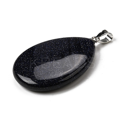 Synthetic Blue Goldstone Pendants G-F820-14P-04-1