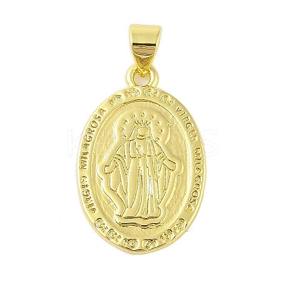Rack Plating Brass Pendants KK-S380-42F-G-1