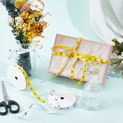 2 Rolls 2 Styless Bees Polyester Ribbon OCOR-CY0004-03-1