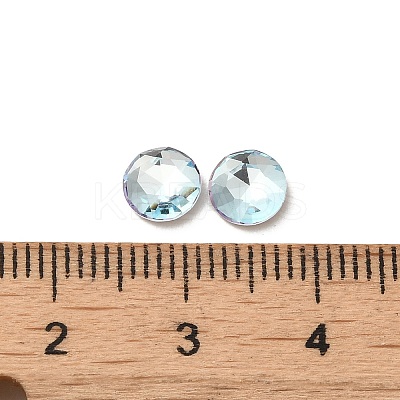 Glass Rhinestone Cabochons RGLA-P037-10A-D202-1