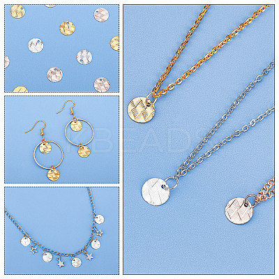 120Pcs 3 Colors Brass Charms KK-PH0004-70-1