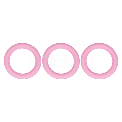 3Pcs Ring Silicone Focal Beads JX895G-01-1