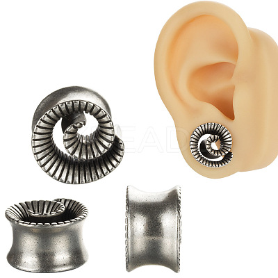Vortex Brass Alloy Ear Tunnels FS-WGA94B8-01-1