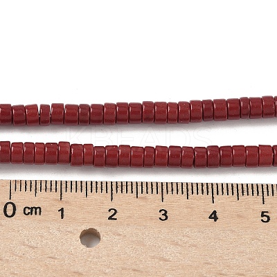 Dyed Natural Magnesite Beads Strands G-M448-F01-01-1