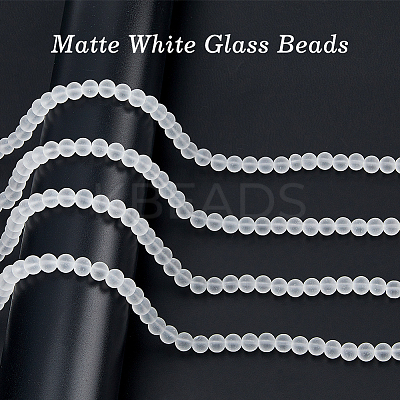 2 Strands Transparent Glass Beads Strands GLAA-DC0001-41-1