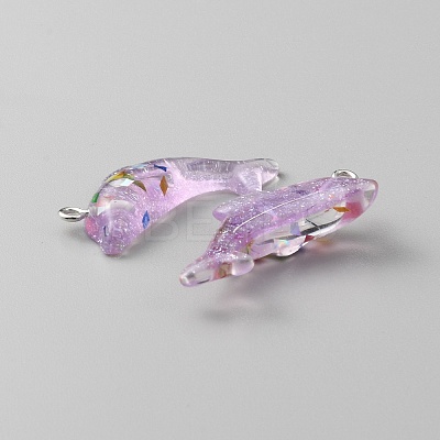 Transparent Resin Pendants DIY-TAC0020-25G-1