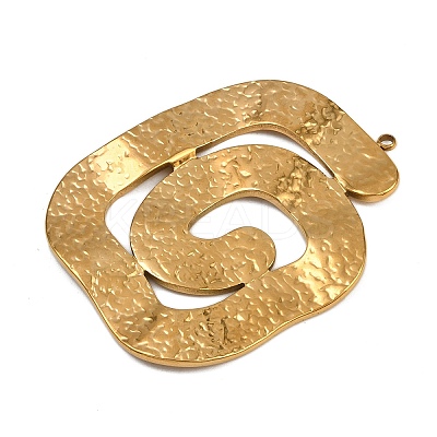304 Stainless Steel Big Pendants LS-STAS-G363-02G-1
