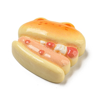 Spring Cherry Blossoms Theme Opaque Resin Decoden Cabochons RESI-E055-02C-1