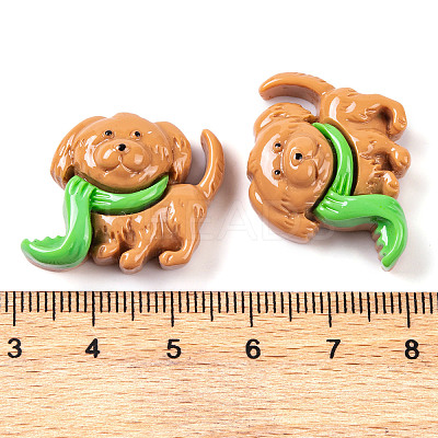 Christmas Decorations Theme Opaque Resin Decoden Cabochons LS-RESI-Z026-01L-1