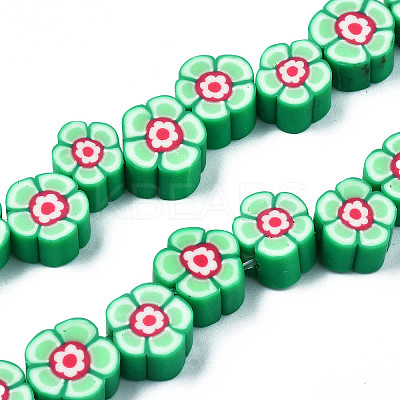 Handmade Polymer Clay Bead Strands CLAY-N011-48B-D01-1