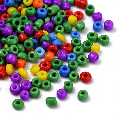 3500Pcs 7 Style 12/0 Glass Round Seed Beads SEED-YW0001-36-1