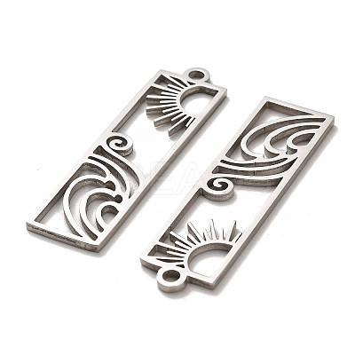 Non-Tarnish 304 Stainless Steel Pendants STAS-B054-02P-1