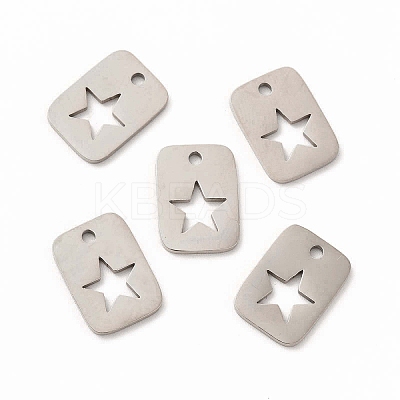 Non-Tarnish 201 Stainless Steel Charms STAS-E188-01P-1