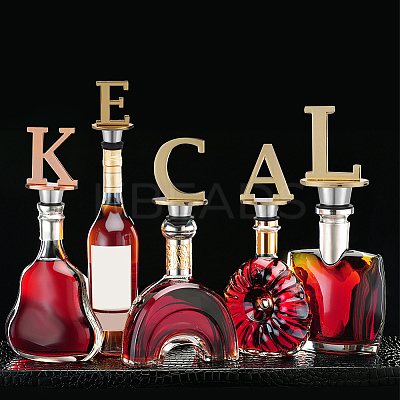Alloy Letter K Wine Stoppers FIND-WH0076-36-01K-1
