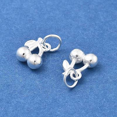 925 Sterling Silver Cherry Charms STER-D302-09S-1