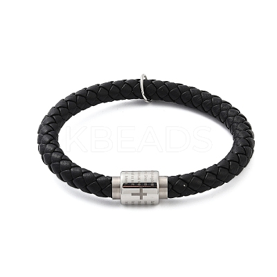 Braided Microfiber Leather Cord Bracelets BJEW-D304-13P-02-1