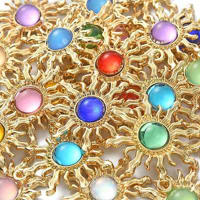26Pcs 13 Colors Acrylic Pendants RB-CJ0001-04-1
