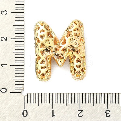 Rack Plating Brass Micro Pave Cubic Zirconia Pendants KK-Q790-01M-G-1