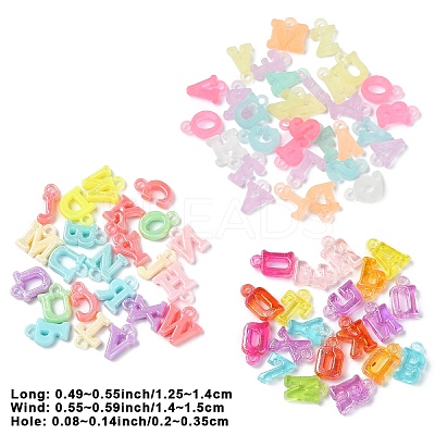 Acrylic Pendants TACR-YW0003-42-1