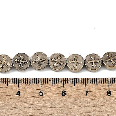 Electroplated Synthetic Non-magnetic Hematite Beads Strands G-K375-B02-08-1