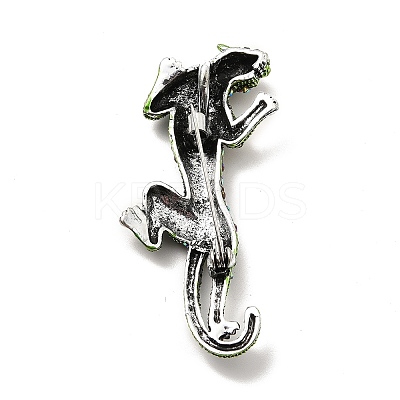 Alloy Rhinestone Brooches JEWB-P013-19AS-1
