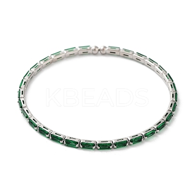 Platinum Brass Cuff Bangles BJEW-D039-36P-1