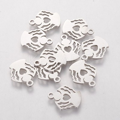 Tarnish Resistant 201 Stainless Steel Charms STAS-Q201-T178-1