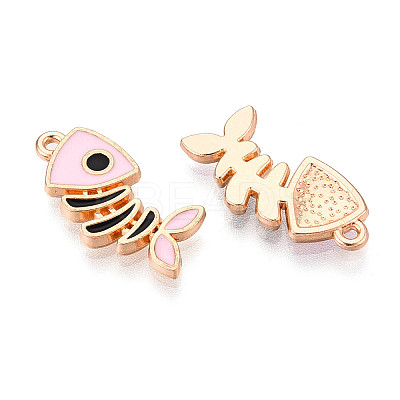Alloy and Enamel Pendants ENAM-T021-33A-G-1