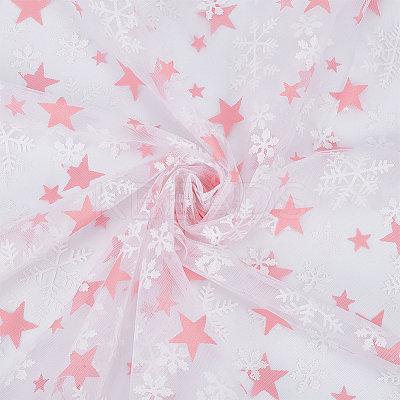 Polyester Mesh Fabrics DIY-WH0622-373B-1